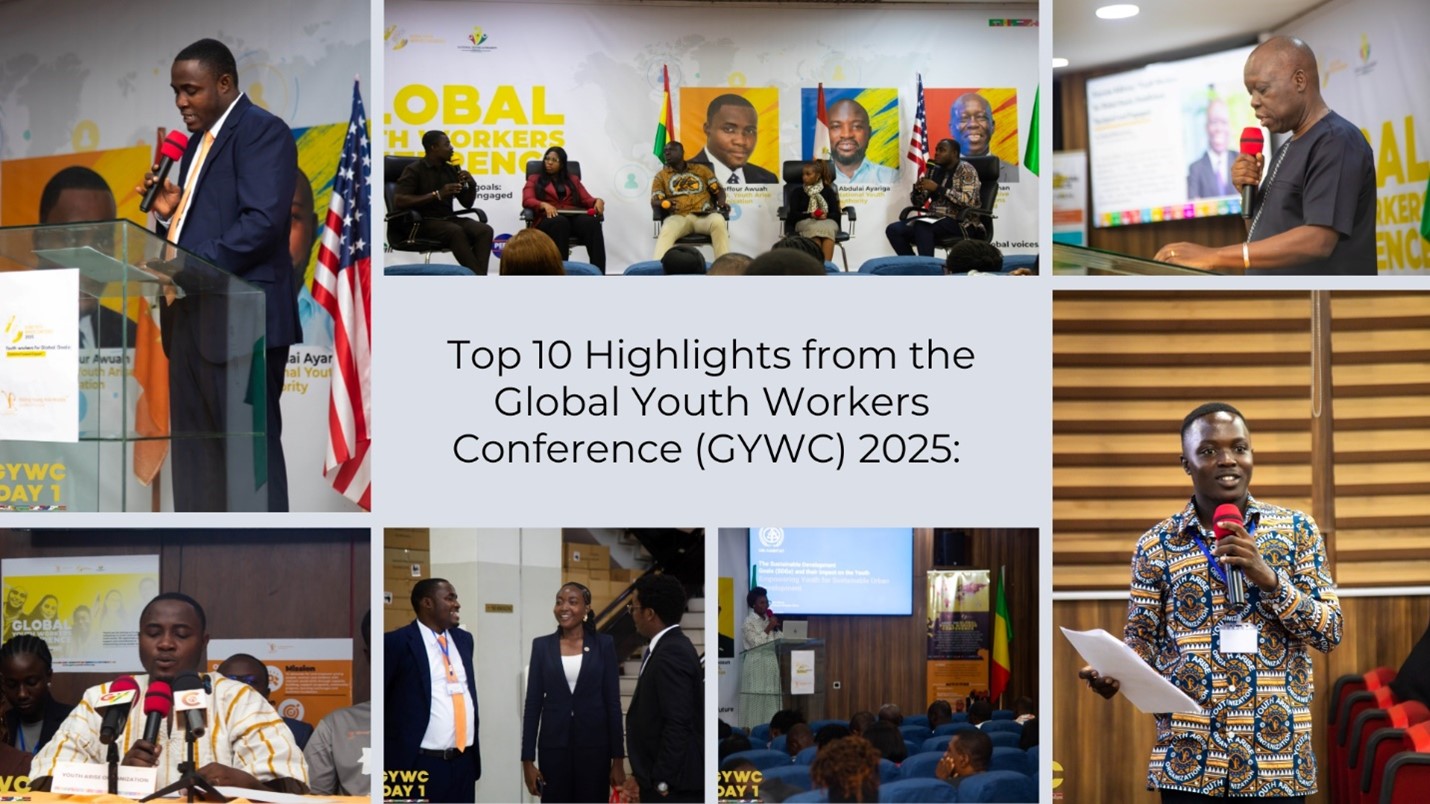 Youth workers at GYWC 2025 conference in Accra
